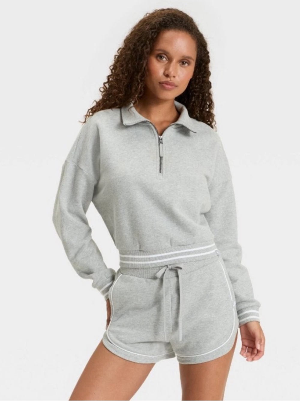 JoyLab Gray High Rise Dolphin Shorts XS